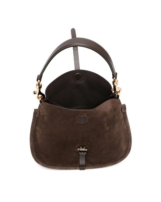 Etro Brown Satchels & Cross Body Bags