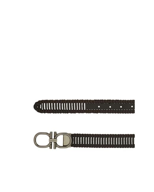 Ferragamo Black Belts for men