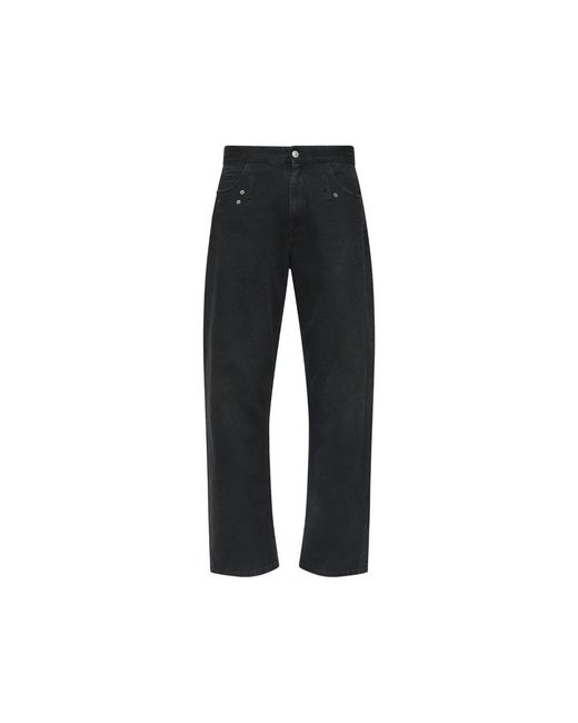 MM6 by Maison Margiela Black Rivet-Detail Jeans for men