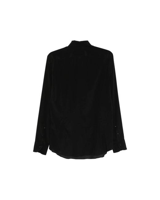 Mazzarelli Black Long-Sleeves Shirt for men