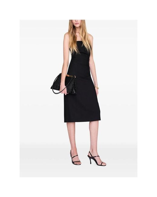 Anine Bing Black Midi Dresses