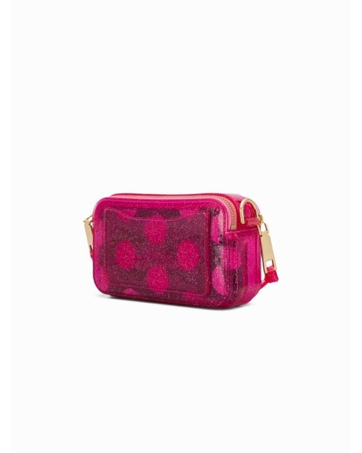 Marc Jacobs The Jelly Glitter Snapshot Camera Bag in Pink | Lyst