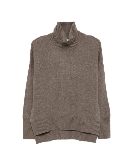 Lisa Yang Brown Heidi Cashmere Sweater