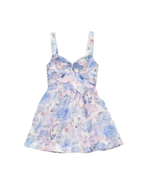Zimmermann Blue Short Dresses