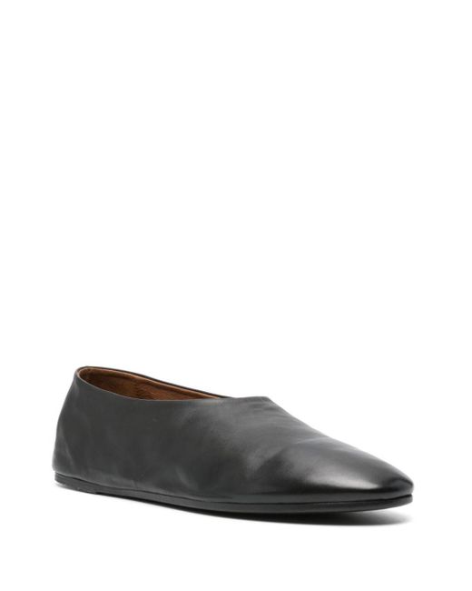 Marsèll Black Coltellaccio Leather Loafers for men