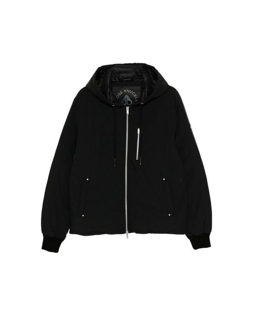 Moose Knuckles Black Outerwears for men
