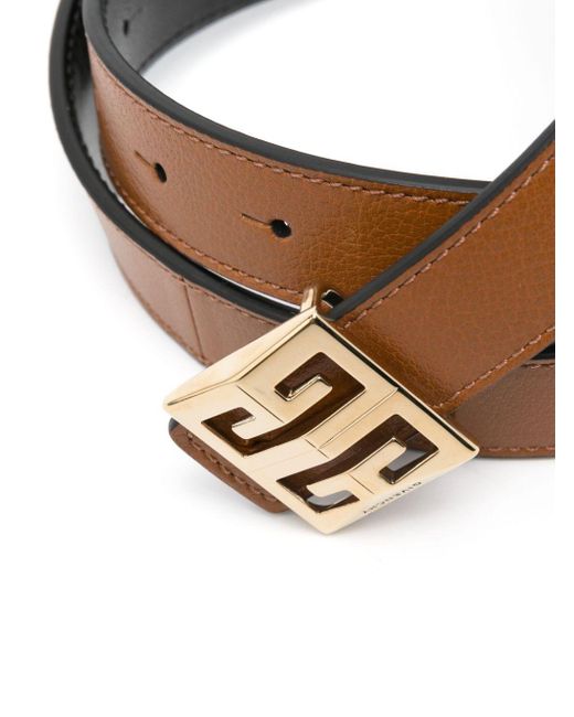 Givenchy Black Reversible Leather Belt