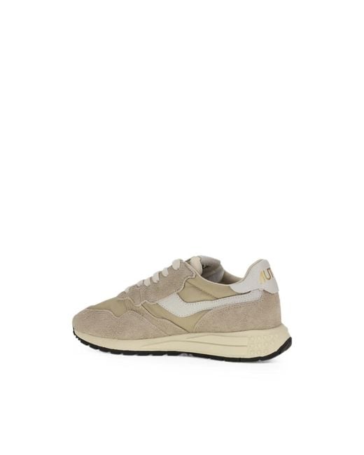 Autry Natural Reelwind Panelled Sneakers