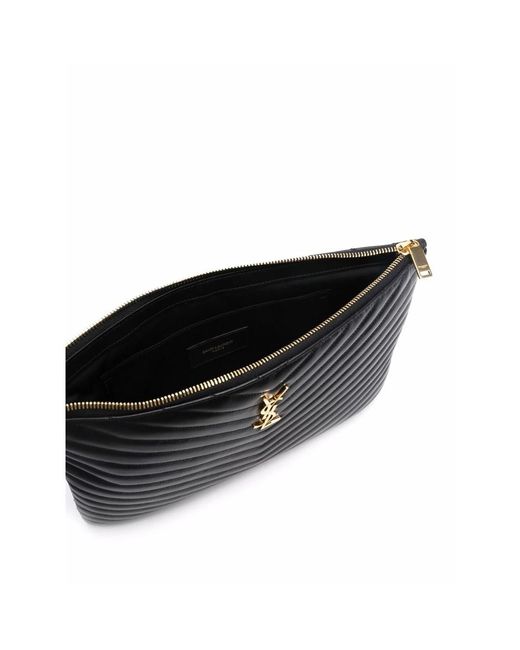Saint Laurent Black Clutch Bags