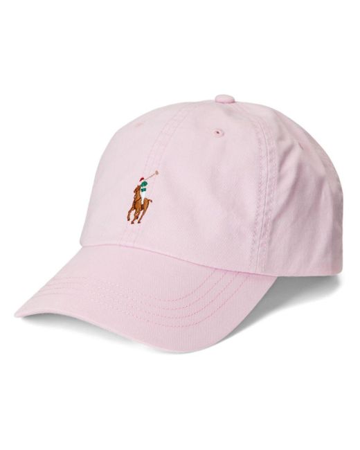 Polo Ralph Lauren Pink Logo-Embroidered Twill Cap for men