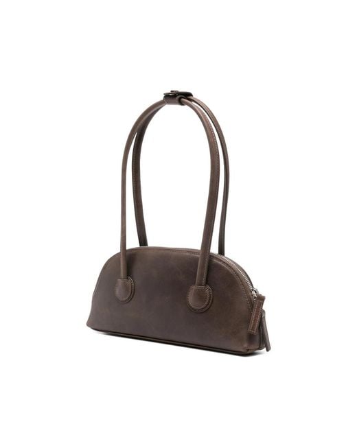 MARGE SHERWOOD Brown Handle Shoulder Bag