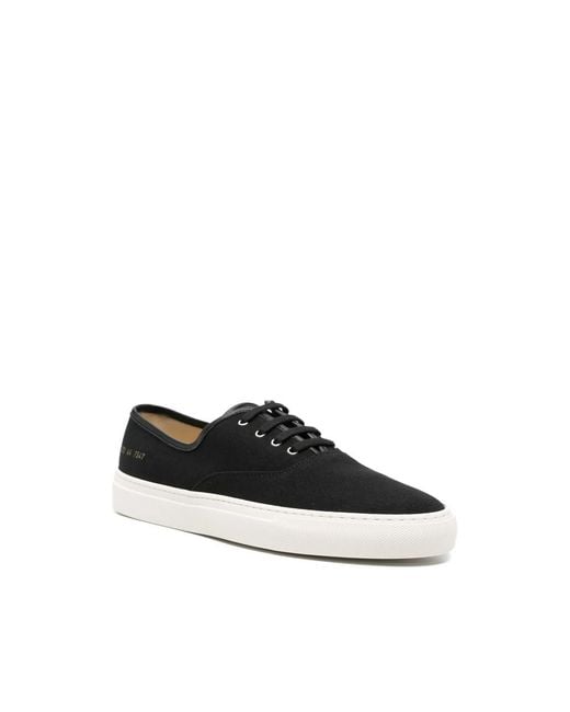 Common Projects Black Trainers Calf Leather for men