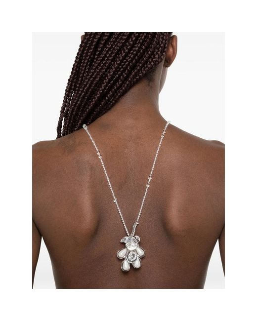 YVMIN White Bear-Embellishment Necklace