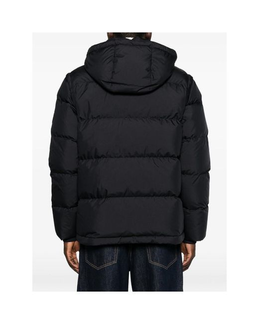 Burberry Black Hooded Puffer Jacket for men