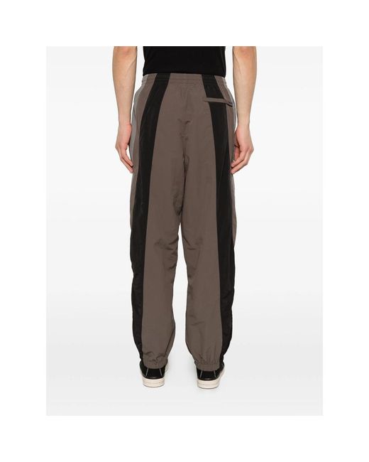 Awake Couture Gray Pusherman Colourblock Track Pants for men