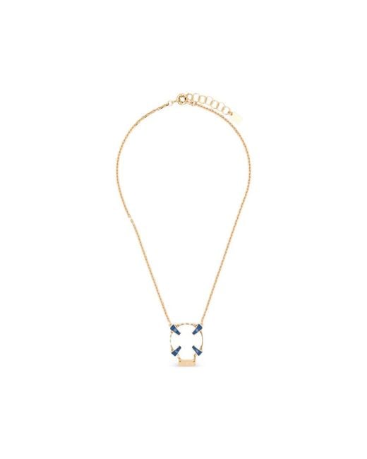 Vivetta Metallic Lifebuoy-Pendant Necklace