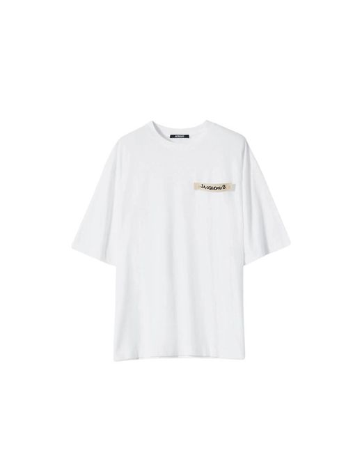 Jacquemus White T-Shirts & Vests for men