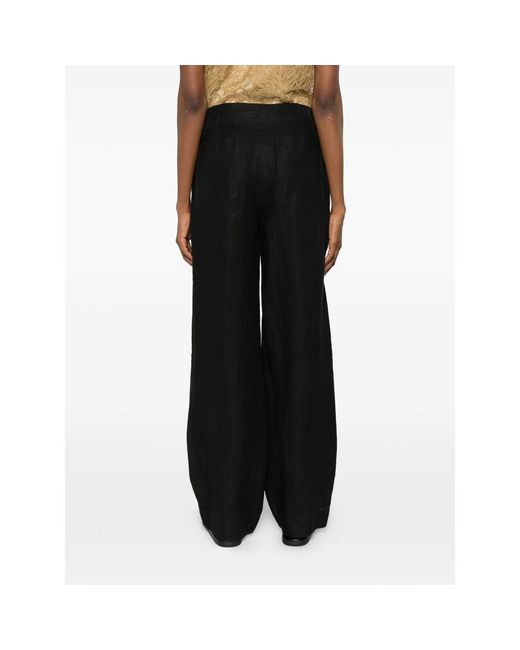 Vince Black Wide Trousers