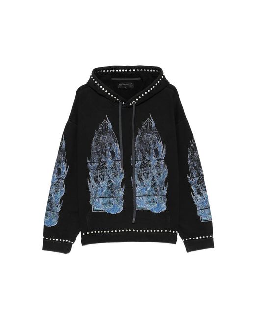 Who Decides War Black Graphic-Print Hoodie for men