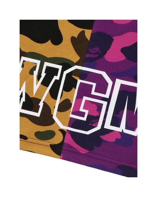 A Bathing Ape Purple T-Shirt for men