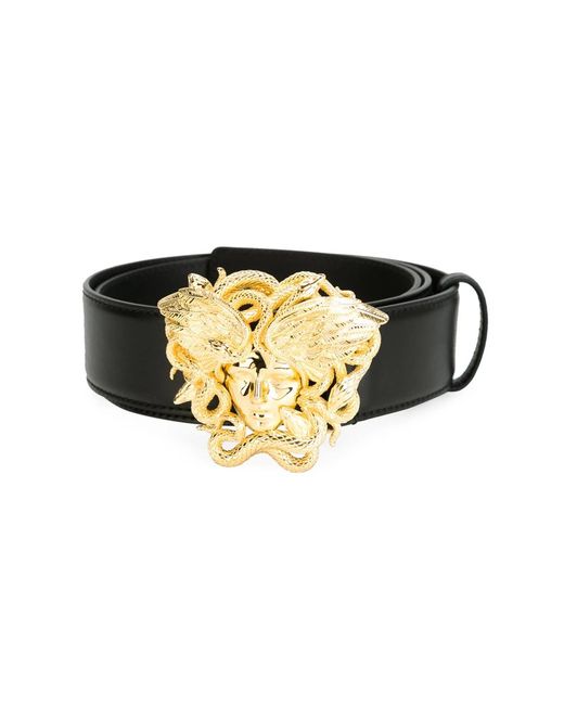 Versace Black Belts for men