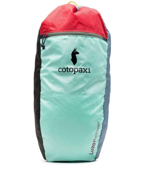COTOPAXI Green Colour-block Backpack for men