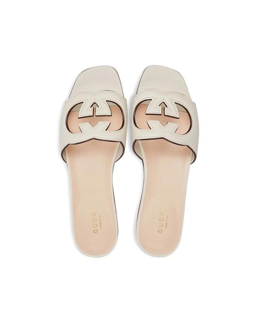 Gucci White Sandals