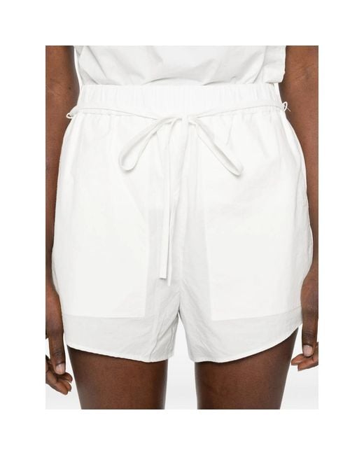 Bondi Born White Drawstring Shorts