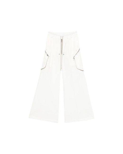Rick Owens White Pants for men