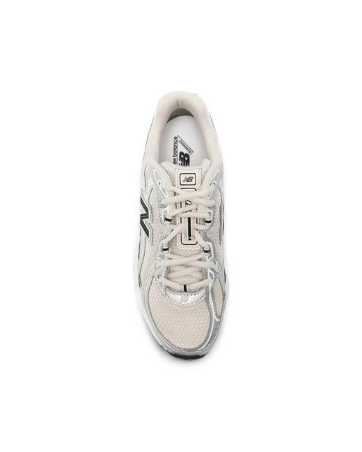 New Balance White Abzorb Mesh-Panelled Logo-Patch Sneakers for men