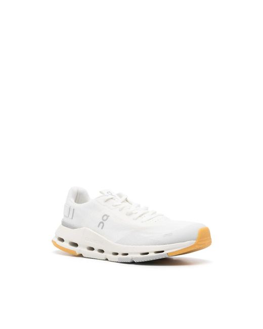 On Shoes White Cloudnova Form 2 Sneakers for men
