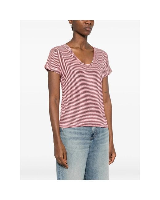 Aragona Pink Striped T-Shirt