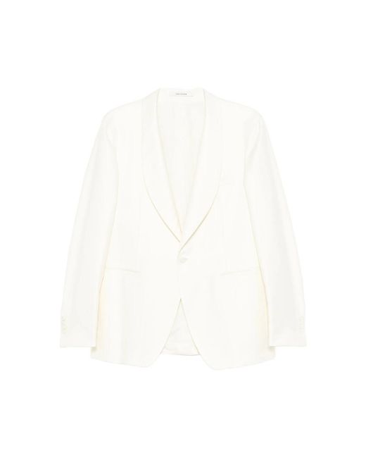 Tagliatore White Jacket for men