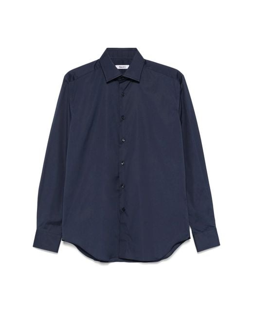Eraldo Blue Long-Sleeve Shirt for men