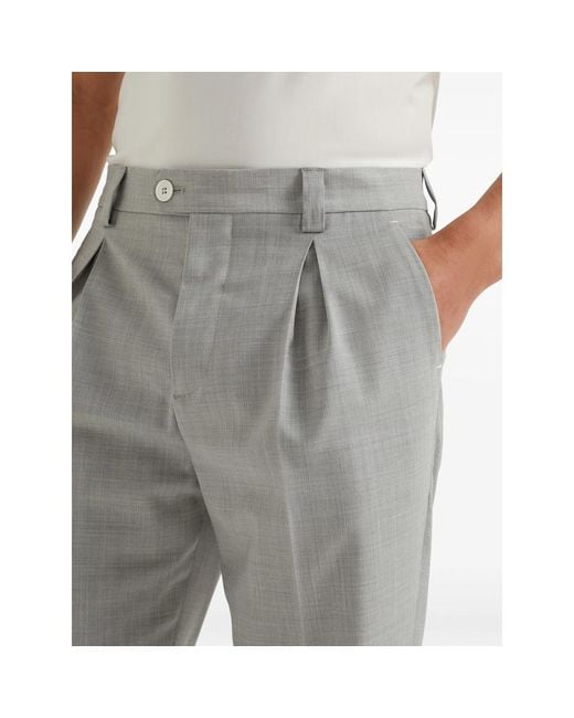 Brunello Cucinelli Gray Trousers for men