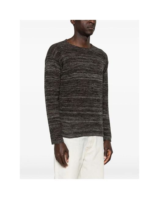 Roberto Collina Black Round-Neck T-Shirt for men