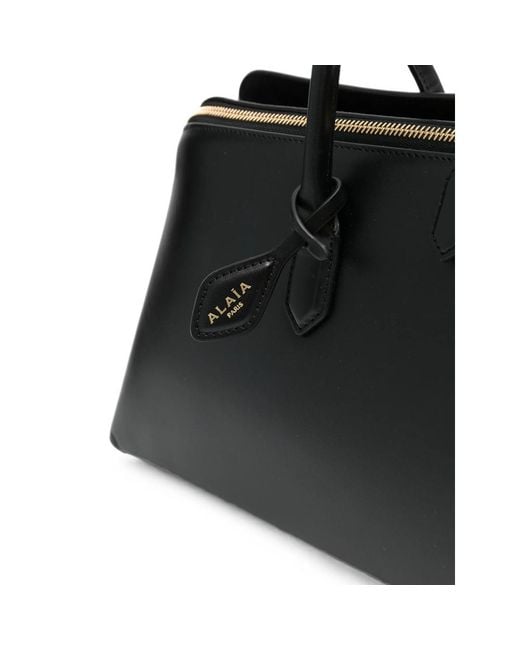 Alaïa Black Medium Delta Tote Bag