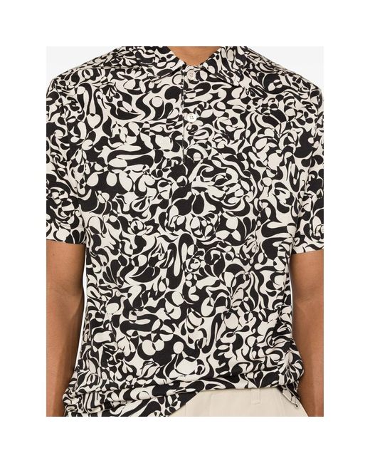 Dries Van Noten Black Polo Shirts for men