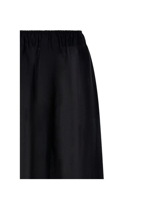 Thelatest Black Dora Elasticated Trousers