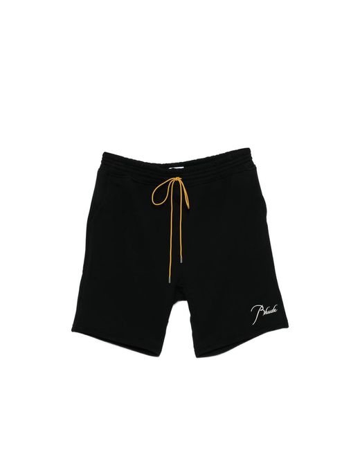 Rhude Black Shorts for men