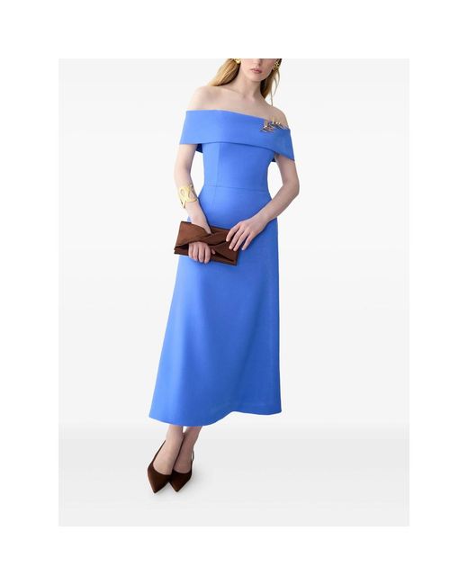 Carolina Herrera Blue Dresses