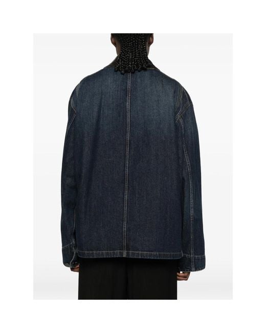 Prada Blue Button-Fastening Denim Jacket
