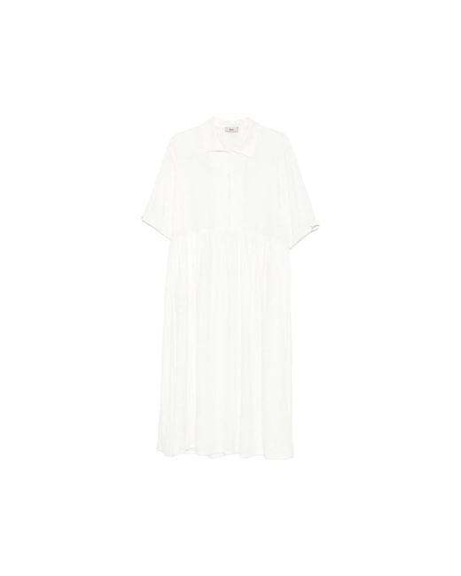 Herno White Neutrals Dresses