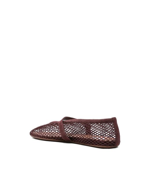 Alaïa Brown Alaïa Ballet Flats