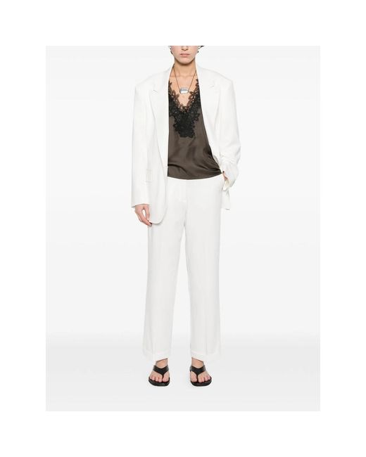 Eraldo White Single-Breasted Suit