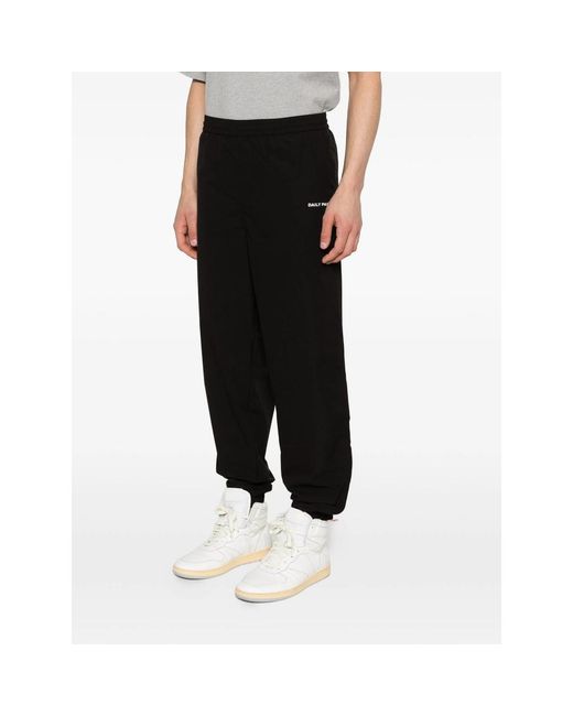 Daily Paper Black Logo Track Pants for men