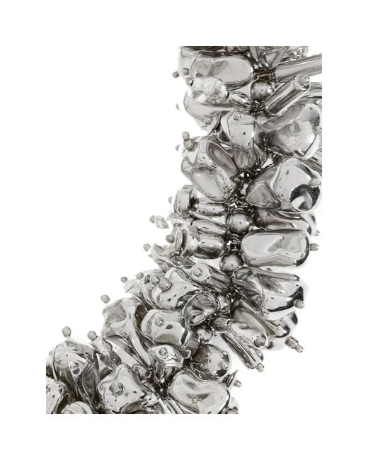 Dries Van Noten Metallic Beaded Necklace