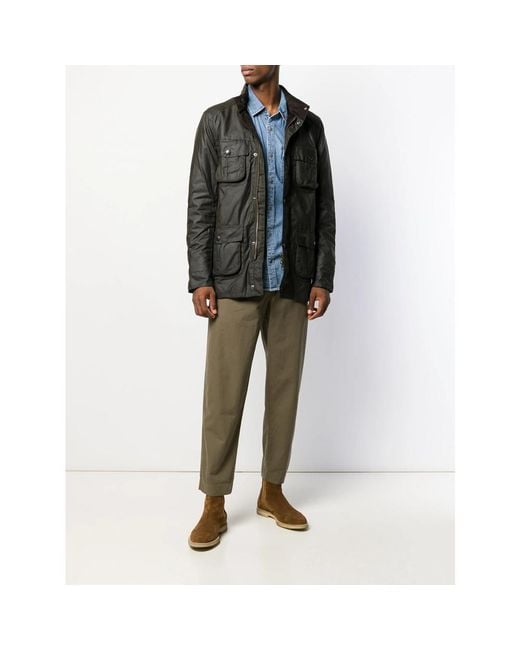 Barbour Green Corbridge Wax Jacket for men