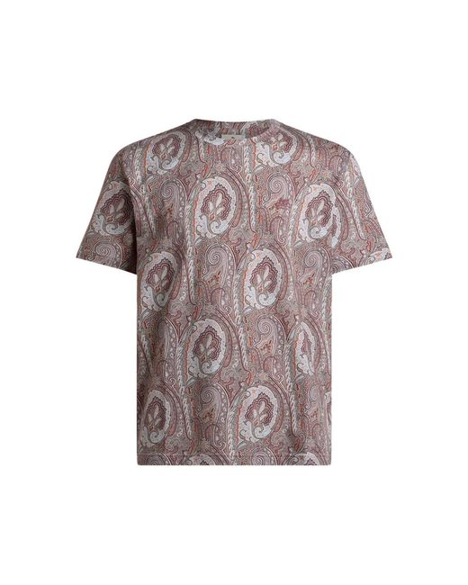 Etro Pink T-Shirts & Vests for men