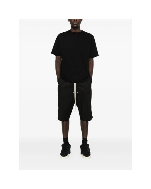 Rick Owens Black Temple T-Shirt for men